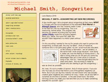 Tablet Screenshot of michaelpetersmith.com